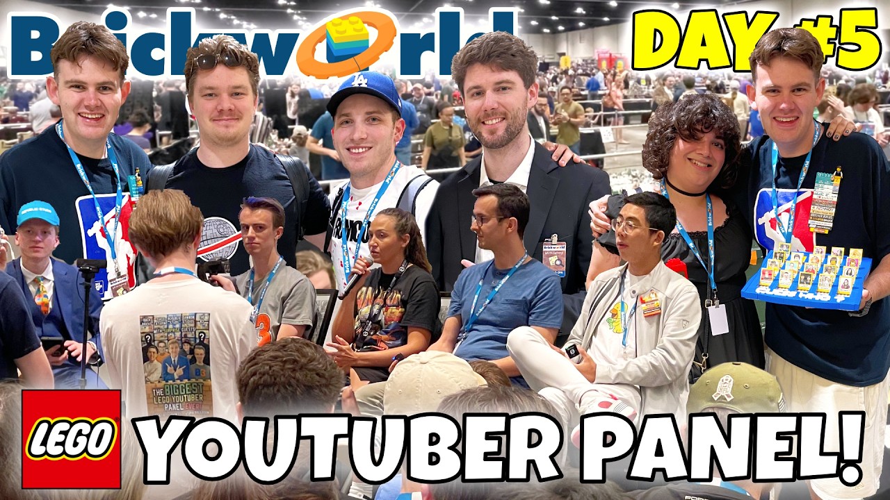 LAST DAY of BRICKWORLD + LEGO YouTuber Panel & MOCs | BrickWorld Chicago 2024 - Day 5 VLOG