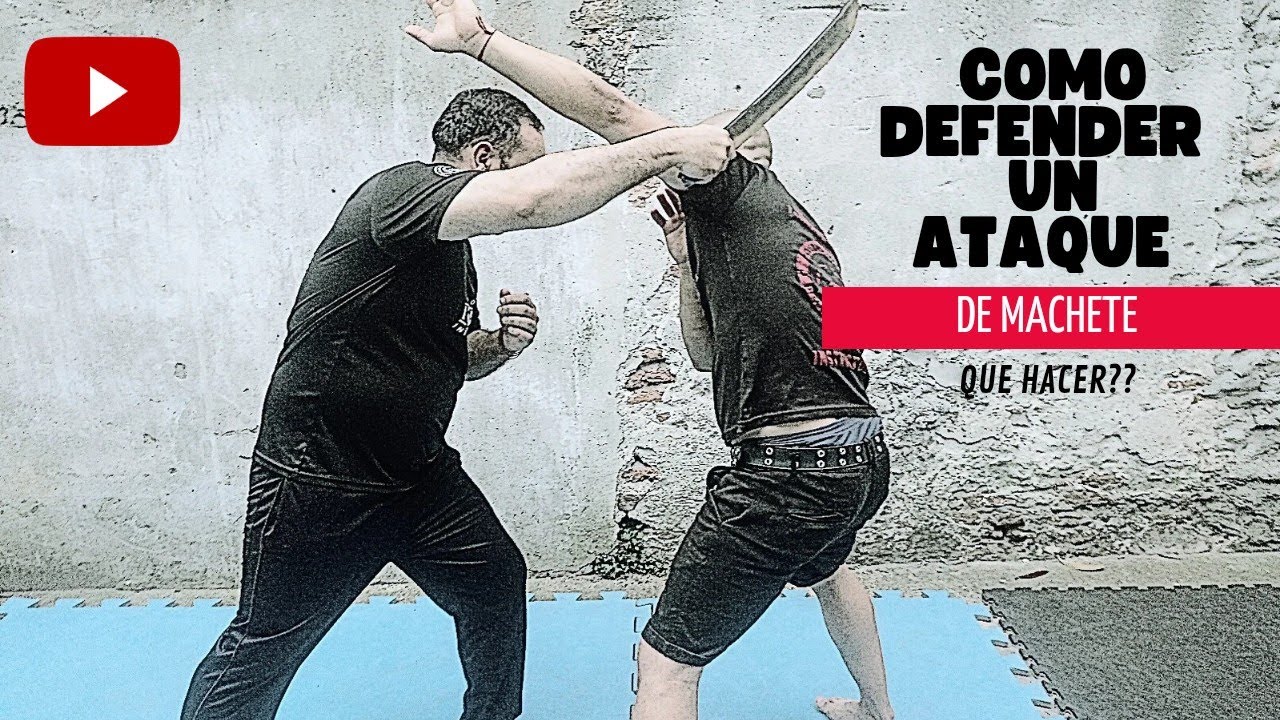 🟥COMO DEFENDERSE DE UN ATAQUE DE MACHETE?? dos defensas simples y naturales!! #modernokravmaga