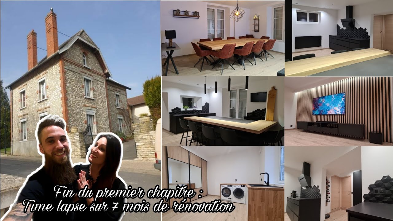 Fin du premier chapitre : time lapse de 7 mois de rénovation / time lapse of 7 months of renovation