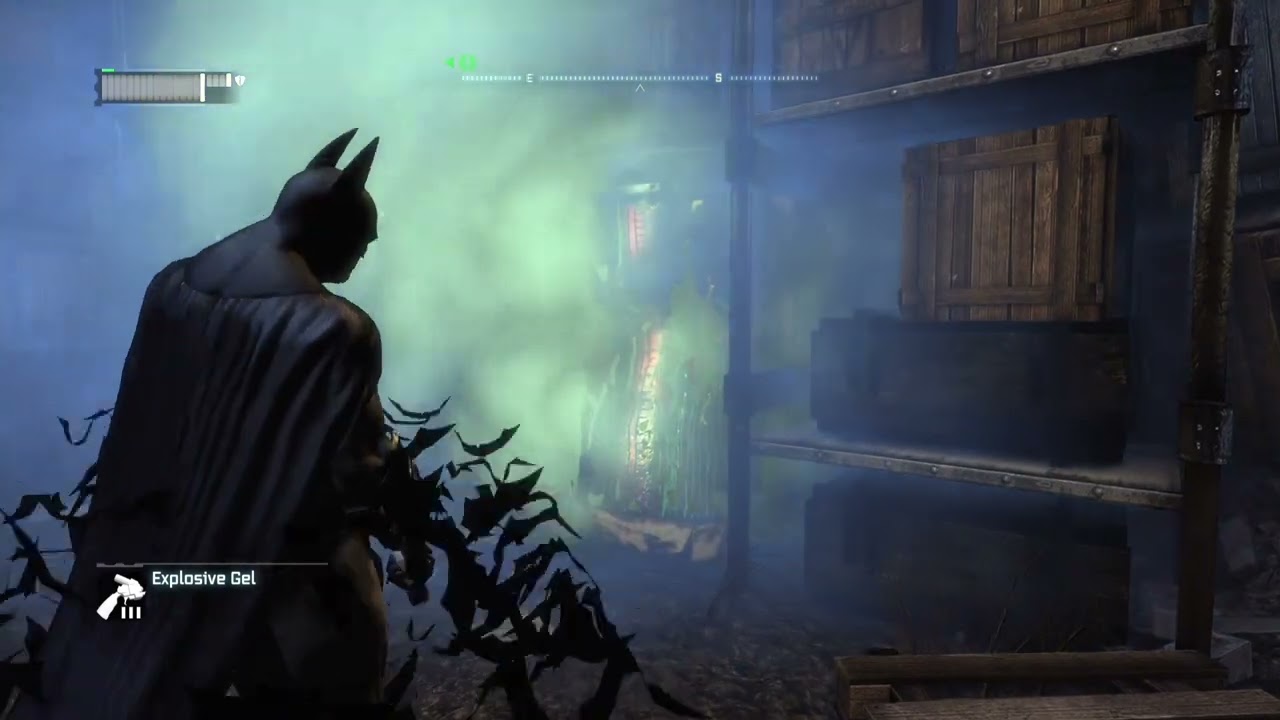 Batman Arkham City: Destroying Titan Containers Before Meeting Bane (Secret Dialogue)