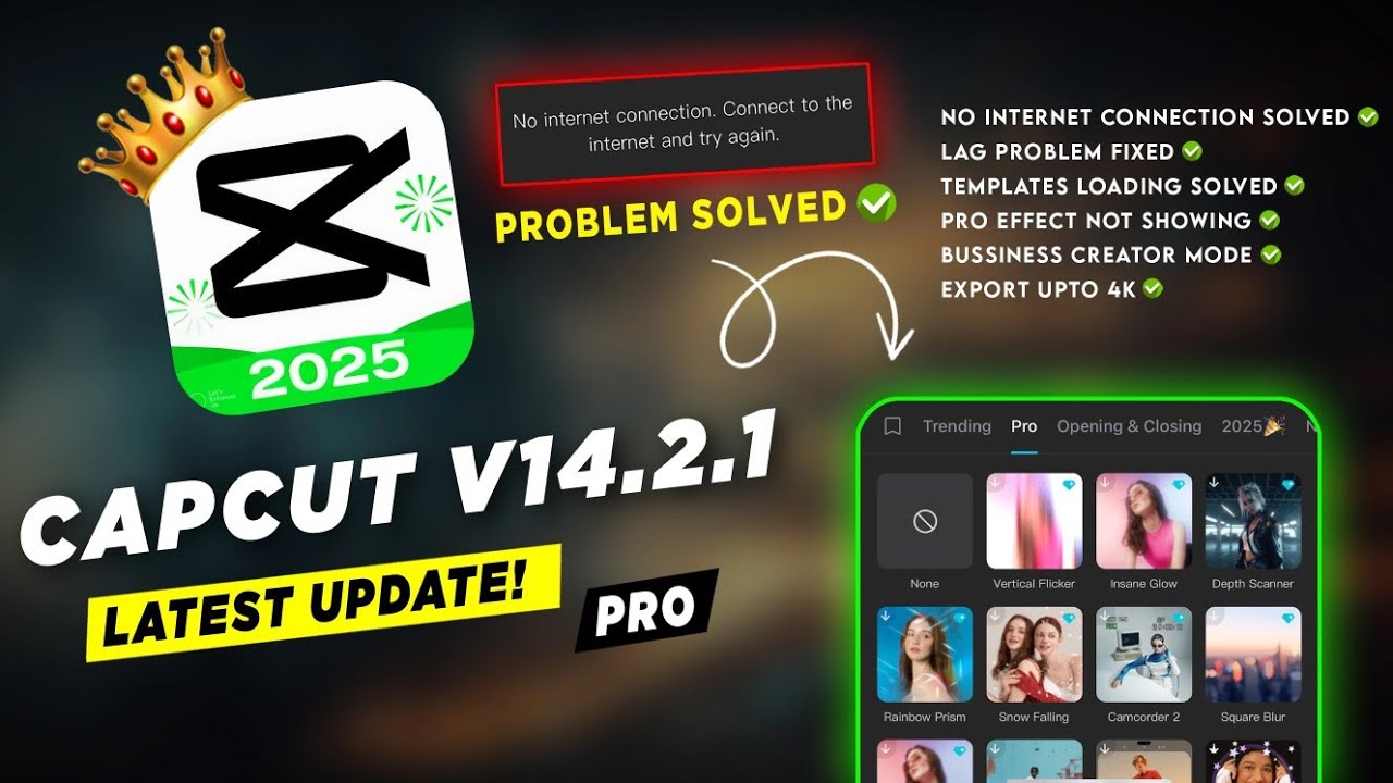 CapCut No Internet Connection Problem Kaise Thik Kare | New Method
