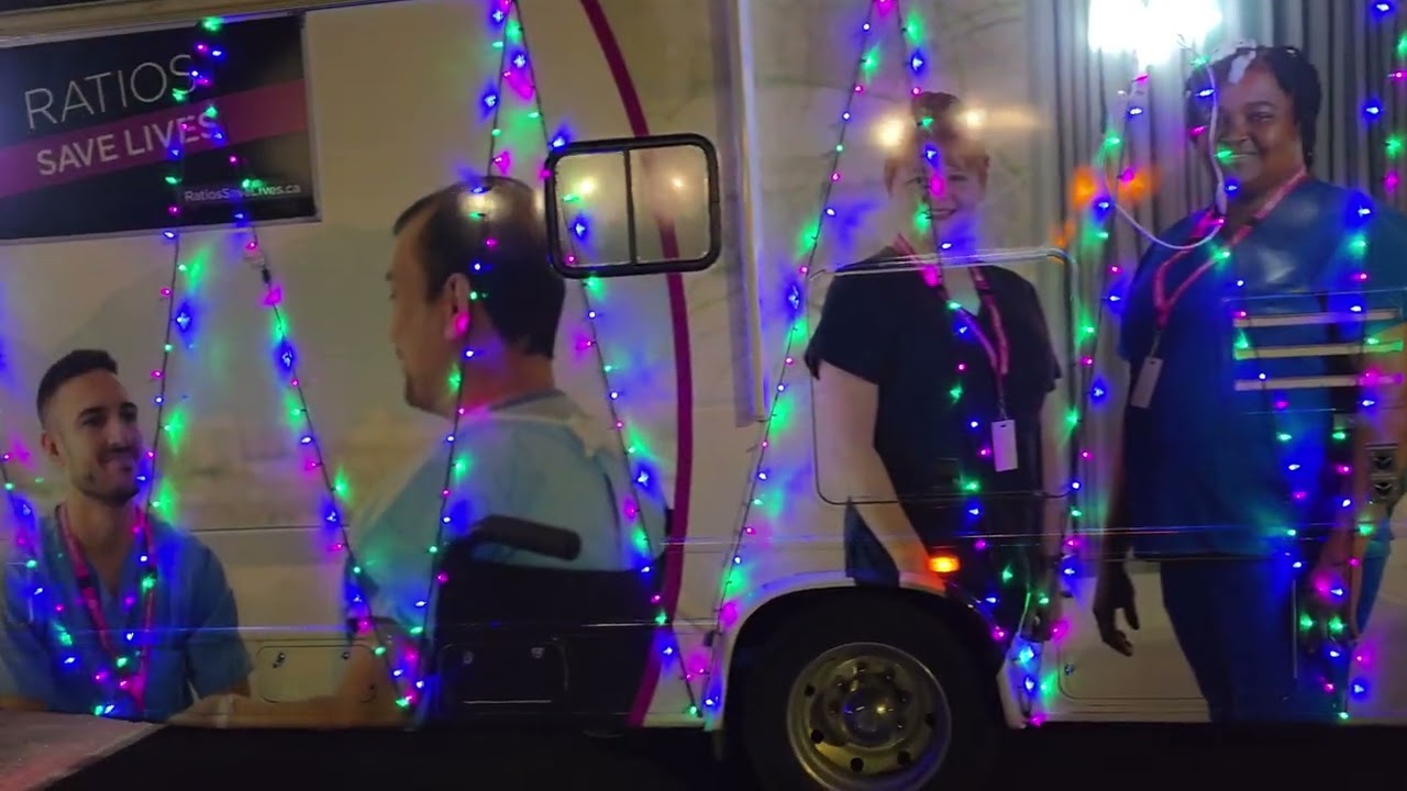  New year car light show