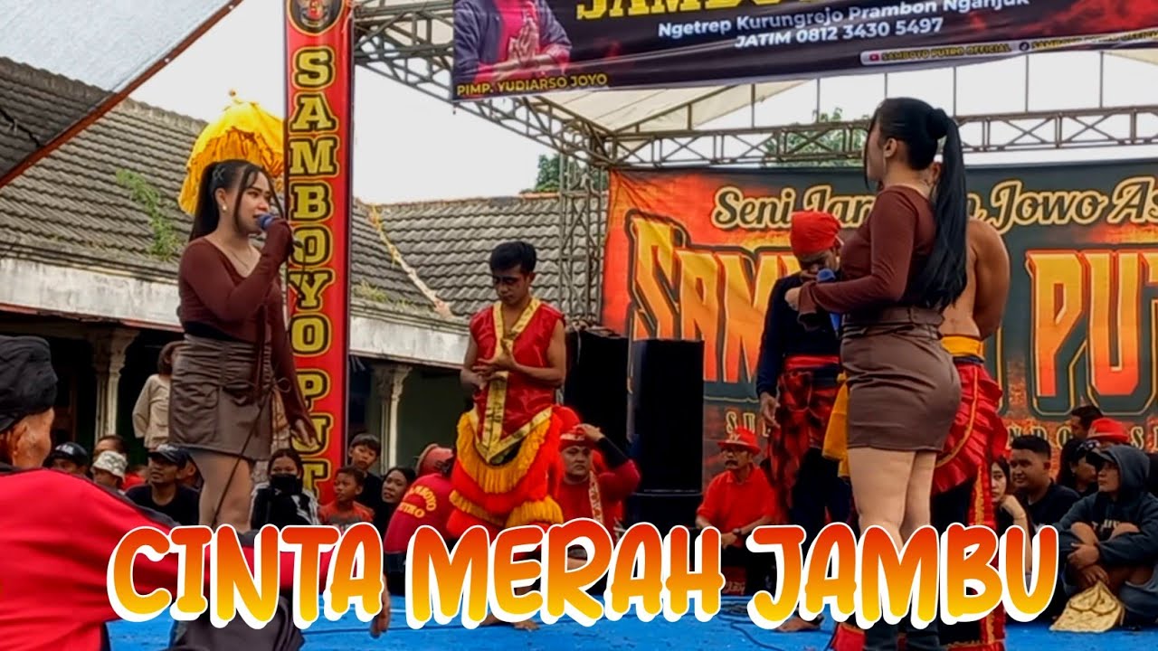 LAGU DANGDUT CINTA MERAH JAMBU , MANGU JARANAN SAMBOYO PUTRO TERBARU JORDAN AUDIO