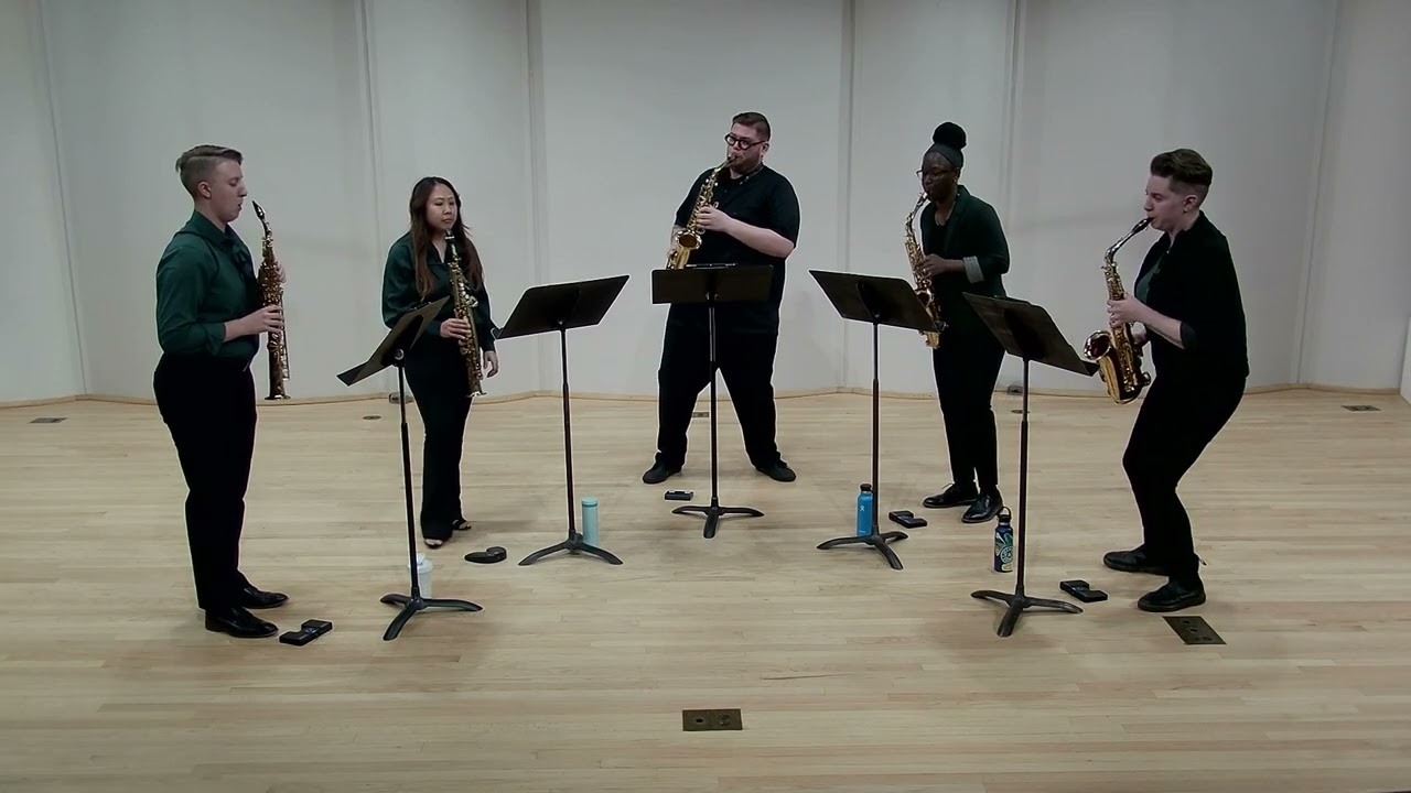 Quietly Revealed by Marilyn Shrude, performed by Medusa Saxophone Quartet and Kyle Hutchins