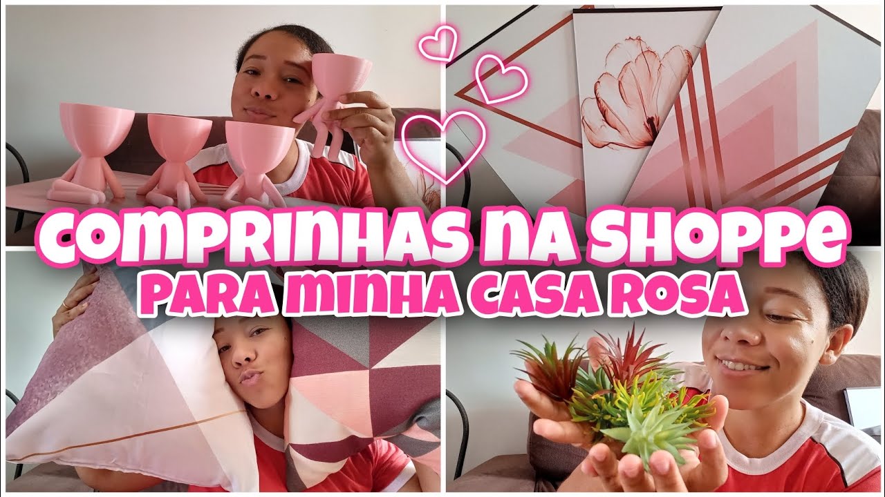 COMPRINHAS FOFAS PARA MINHA CASA ROSA😍