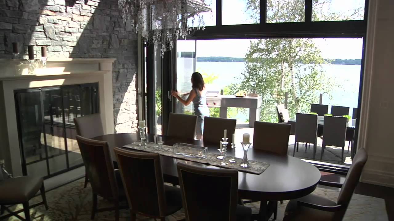 Monarch Moveable Glass Walls Lake Front Luxury