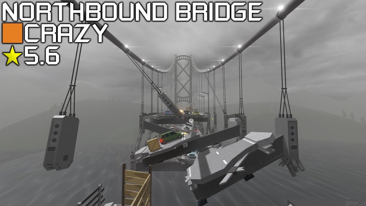 Roblox: FE2 Community Maps - Northbound Bridge (Mid-High Crazy)