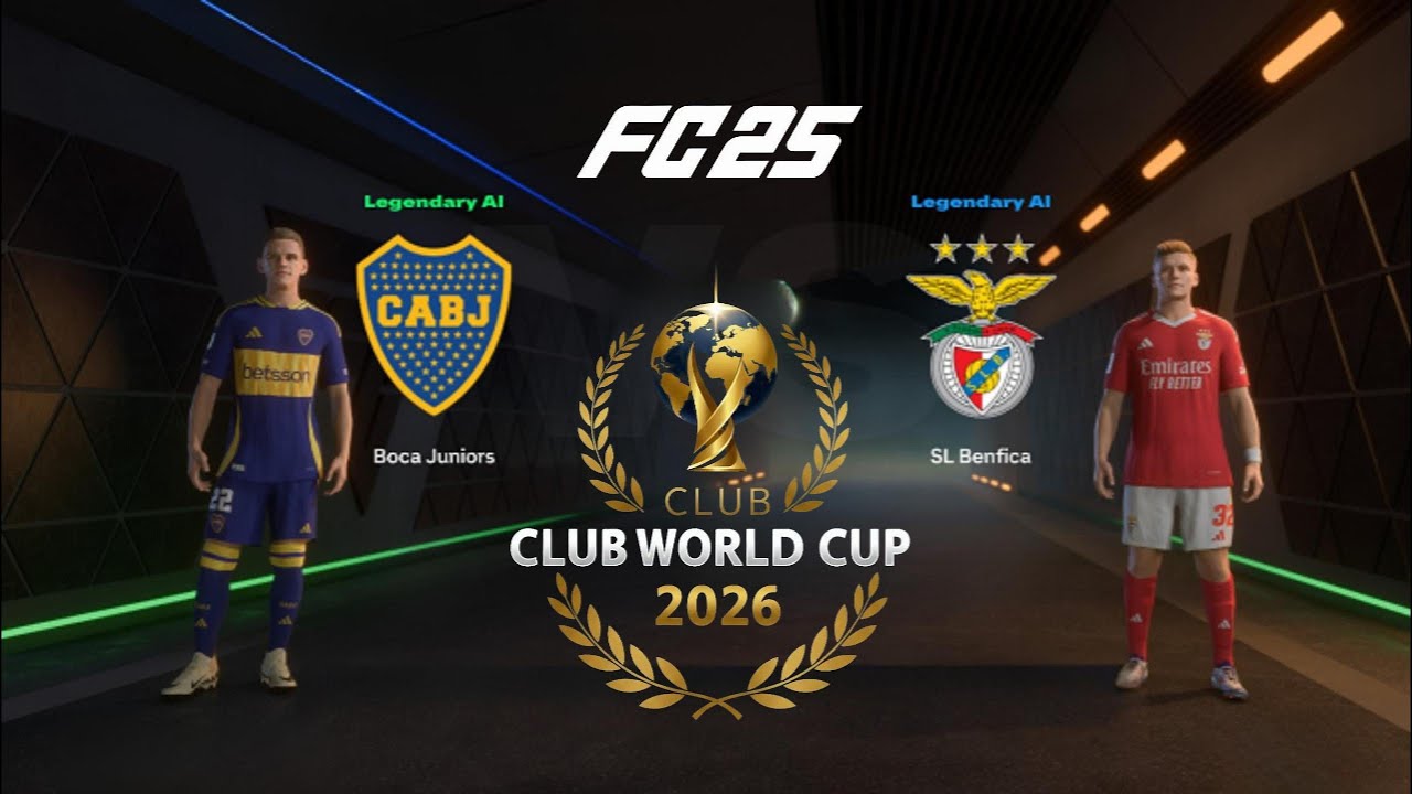 Boca Juniors vs Benfica | FIFA 25 Club World Cup Simulation