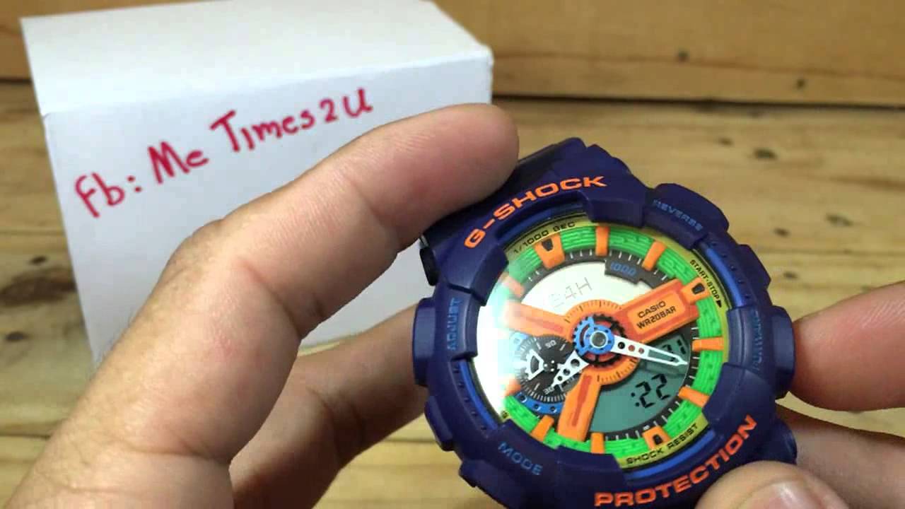 วิธีตั้งg-shock ga-110 ของแท้