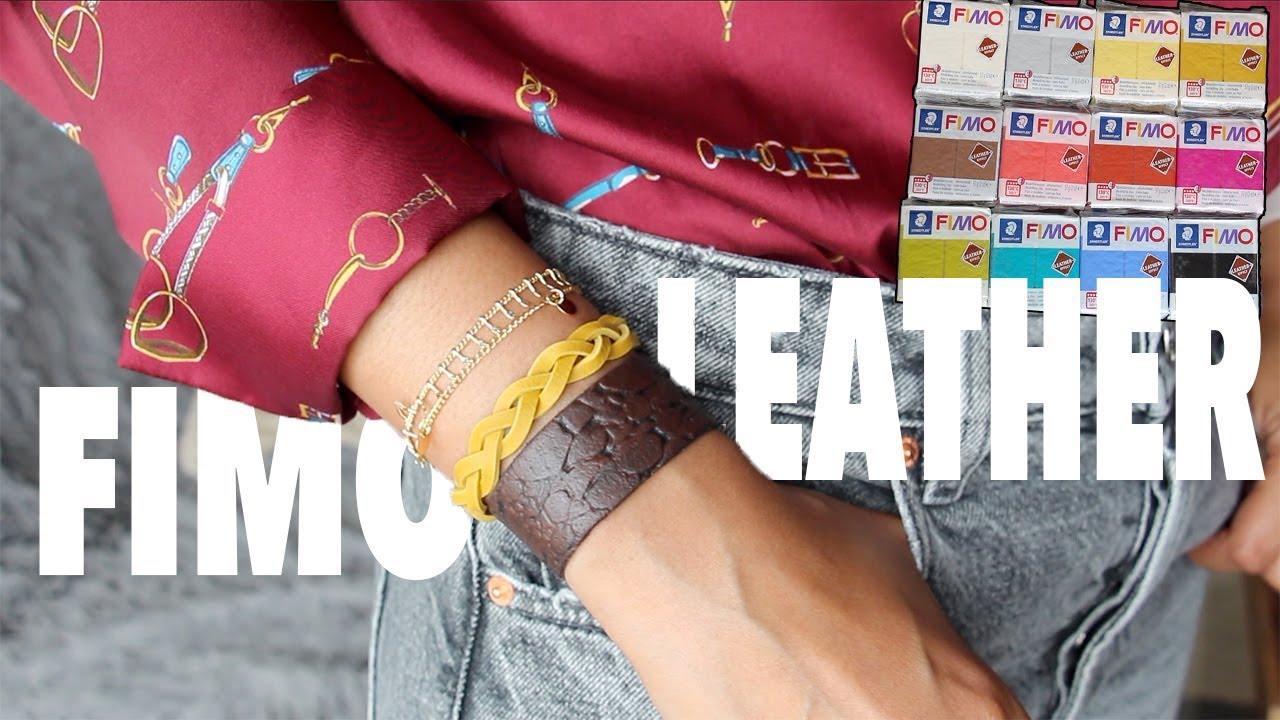 NOUVELLE FIMO LEATHER 😱 (Effet Cuir)⎪REVUE ET TUTORIEL