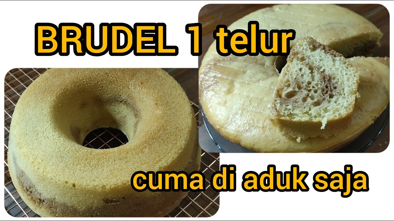 tinggal di aduk saja | brudel ekonimis 1 telur