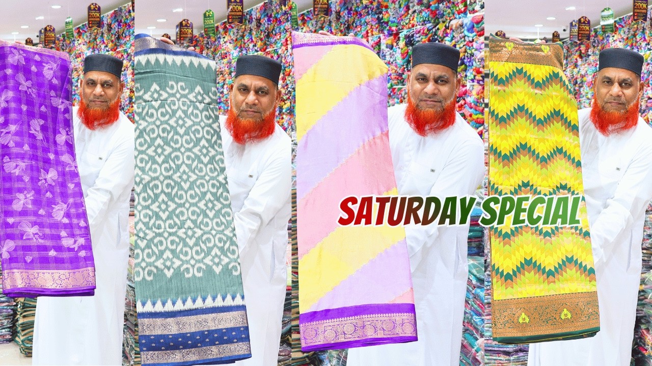 లేటెస్ట్ పట్టు చీరలు తక్కువ ధరలో | New Pattu Sarees Collection in Madina | Lagan Shah Sarees #sarees