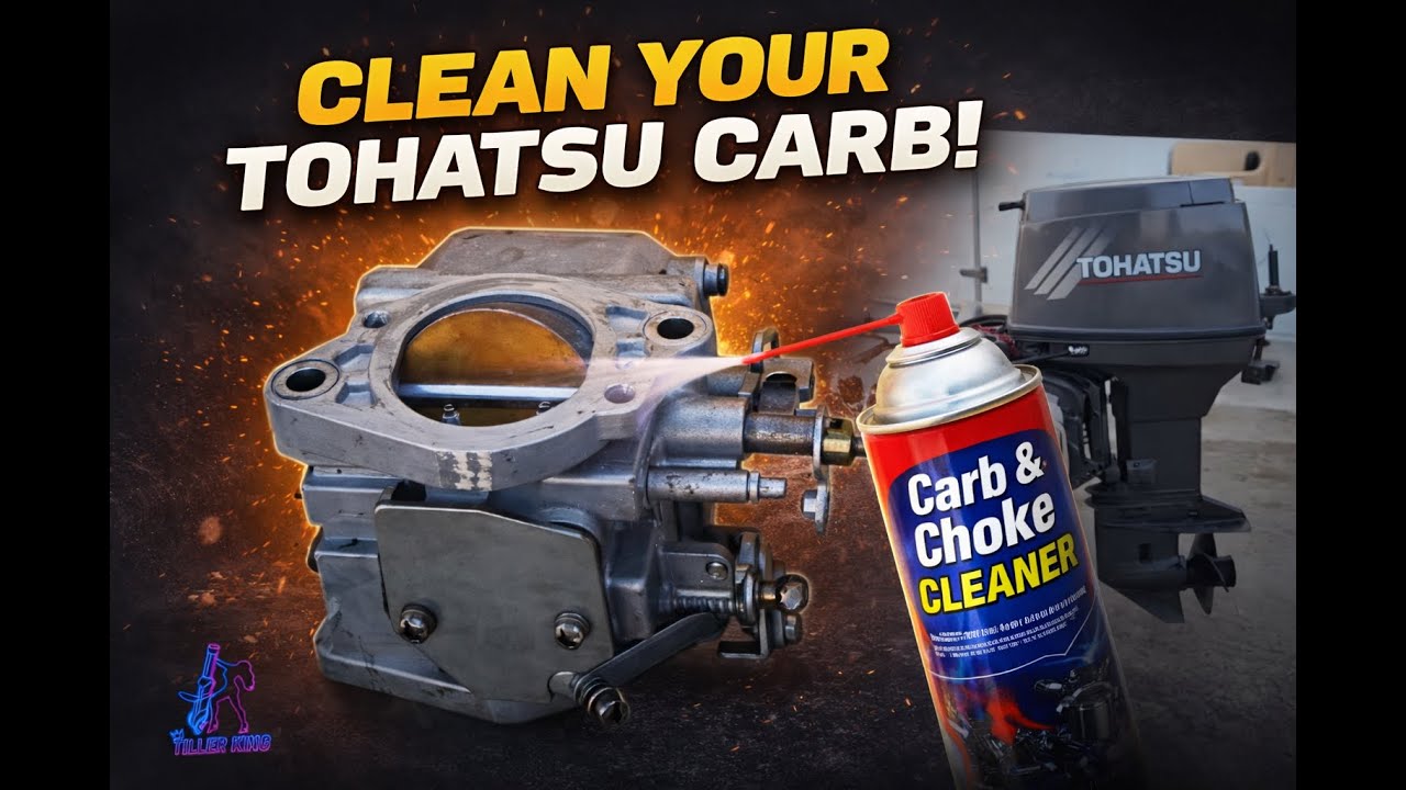Tohatsu 40-60hp Carburetor Cleaning 2 Stroke Outboard