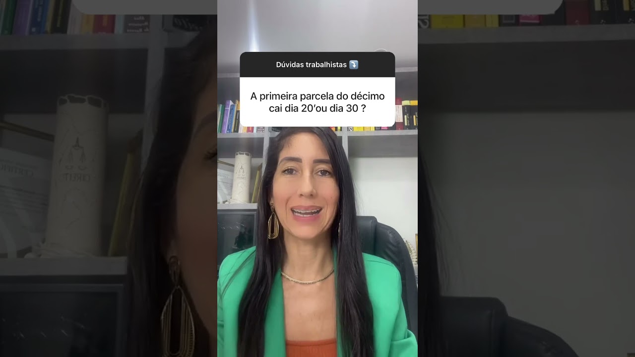 Qual o dia correto para receber a primeira parcela do d&eacute;cimo terceiro?