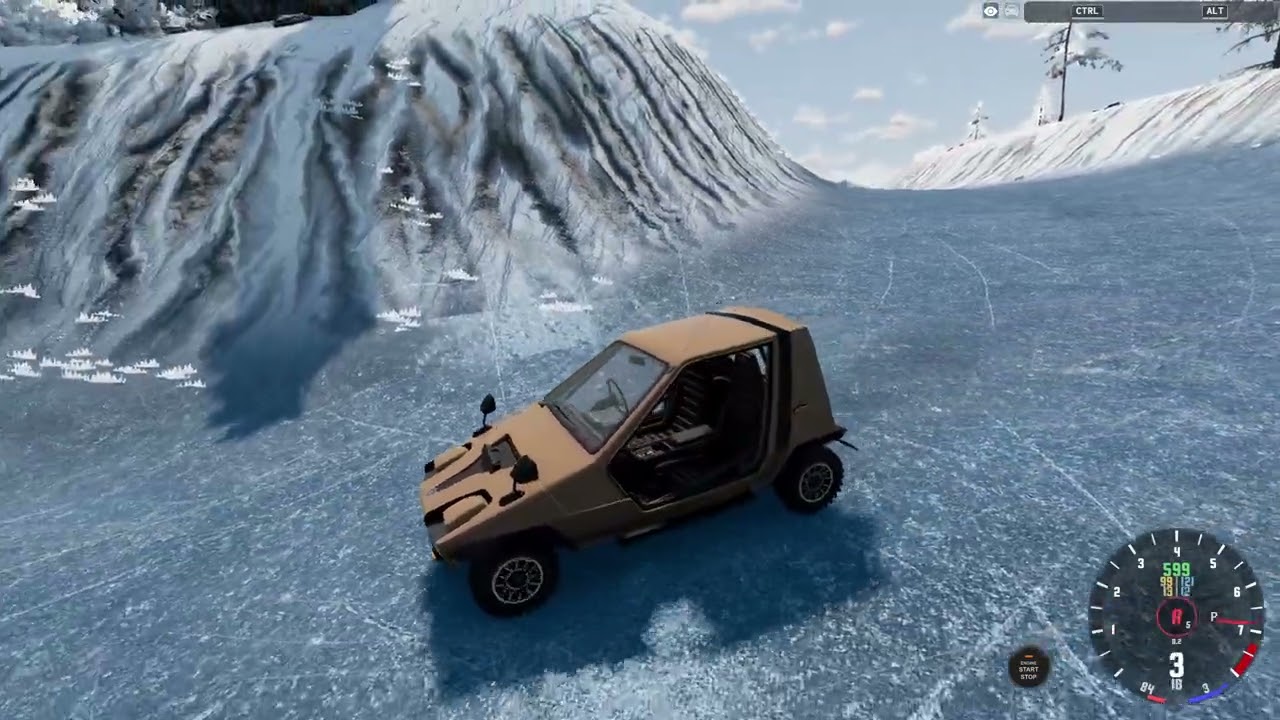 I travel the entire map with a pigeon in BeamNG