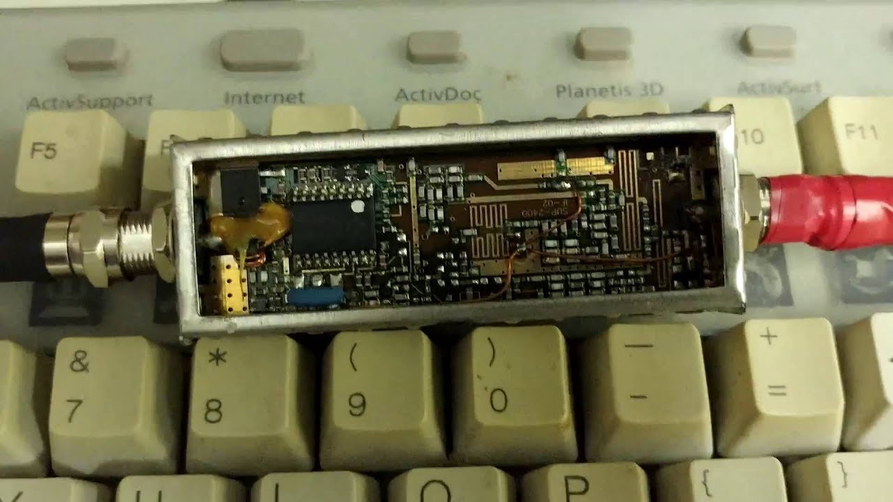 RTLSDR Receiveing wifi & 2.4 ghz ism band with moded SUP-2400 Downconverter