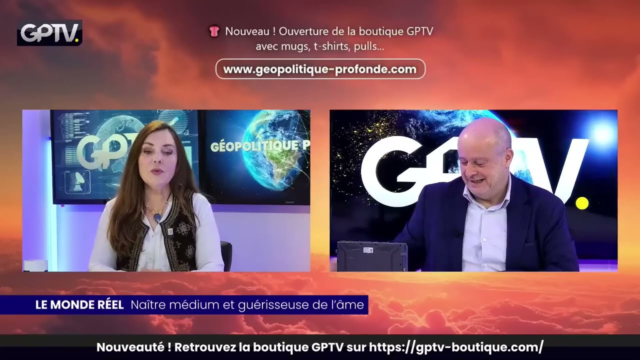 NAITRE MEDIUM, ANNABELLE DE VILLEDIEU , GUERISSEUSE DE L'AME invitée de GPTV Géopolitique Profonde