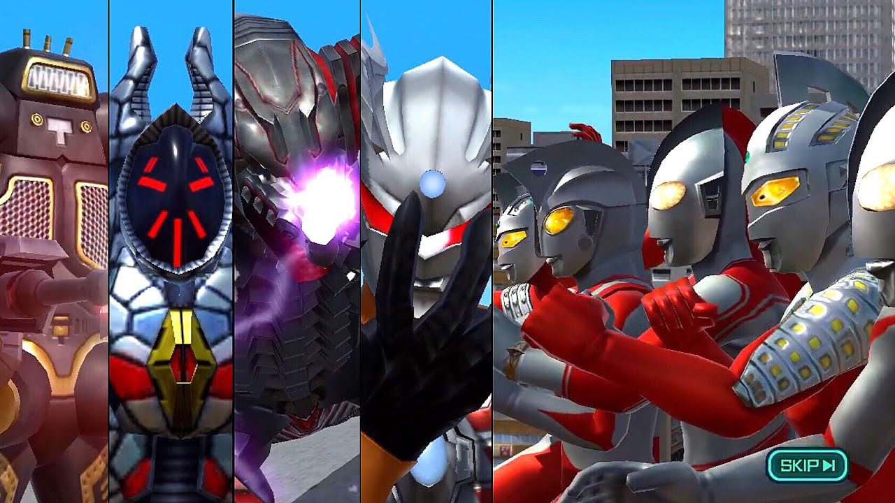 【ウルバト】ウルトラ6兄弟vsキングジョーブラック・メカゴモラ・ダークロプス・デスフェイサー・ナース【ウルトラ怪獣バトルブリーダーズ】Ultraman◆ウルトラマン