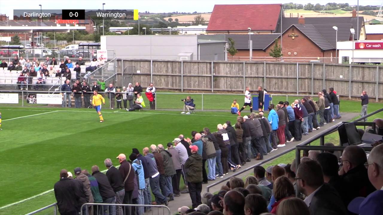 Darlington 2-0 Warrington - Evo-Stik First Division North - 2014/15