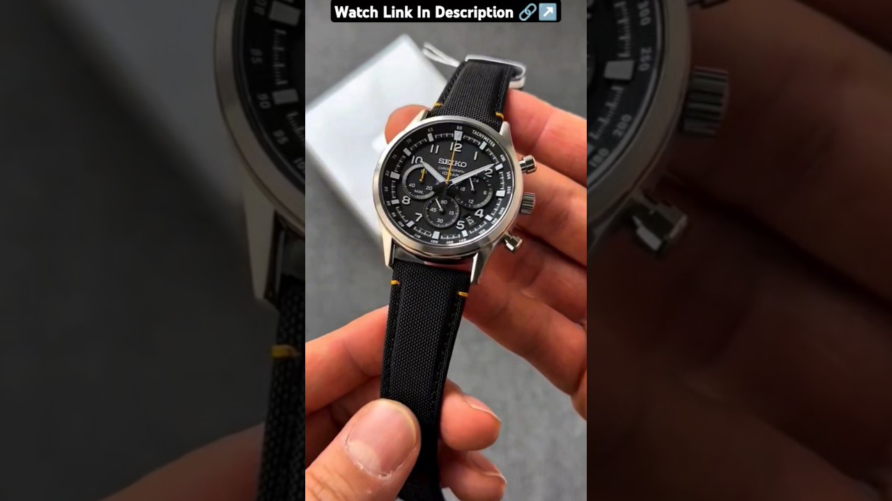 Seiko Chronograph Sports Luxury Men's Watch #elegantwatches #luxurywatchesformen #seikowatchformen