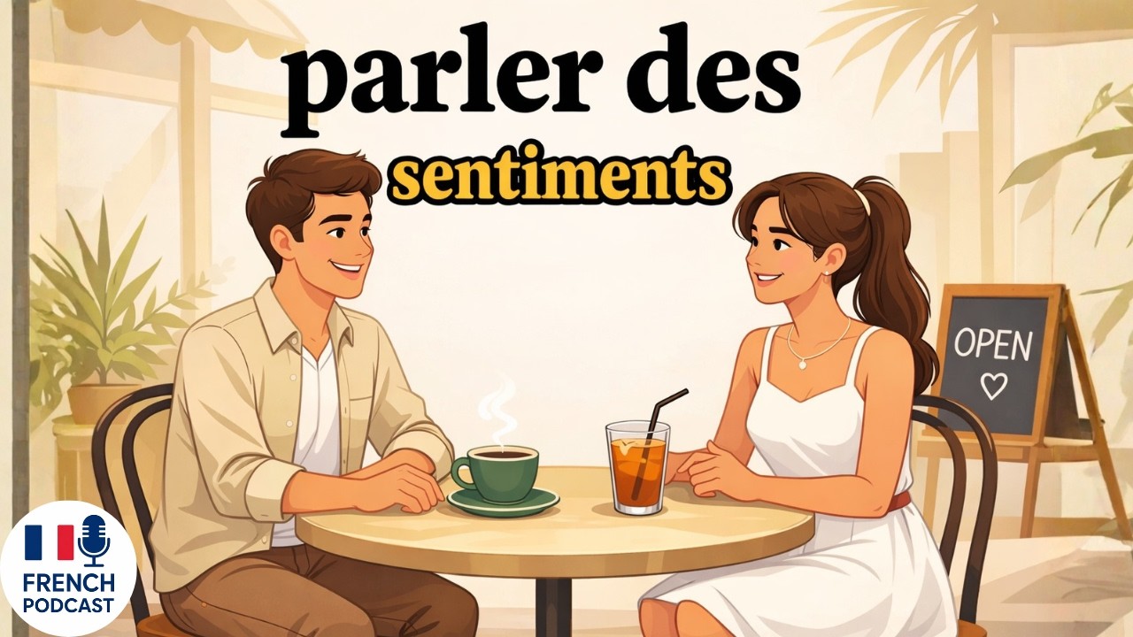 Parler de ses SENTIMENTS en Français 🇫🇷 Podcast pour apprendre (15 min - A2/B1)