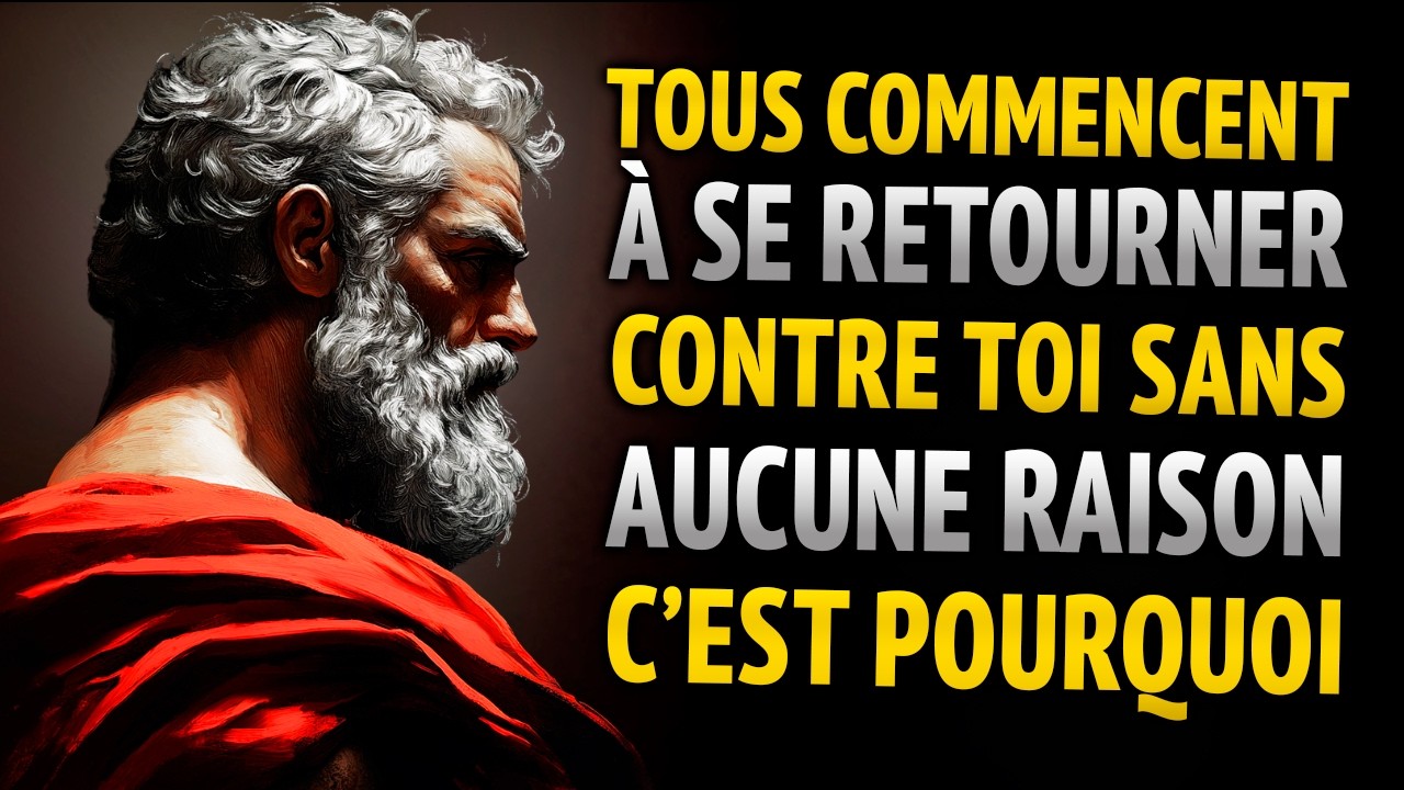 SI LES GENS COMMENCENT À TE DÉTESTER SANS RAISON — VOICI POURQUOI | MENTALITÉ STOÏCIENNE | STOÏCISME