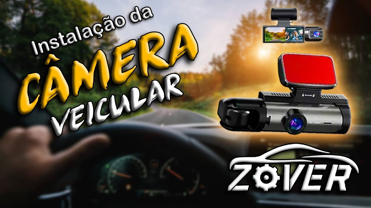 Câmera Veicular ZOVER - Instalação em Bancada + App @brautopartsonmercadolivre