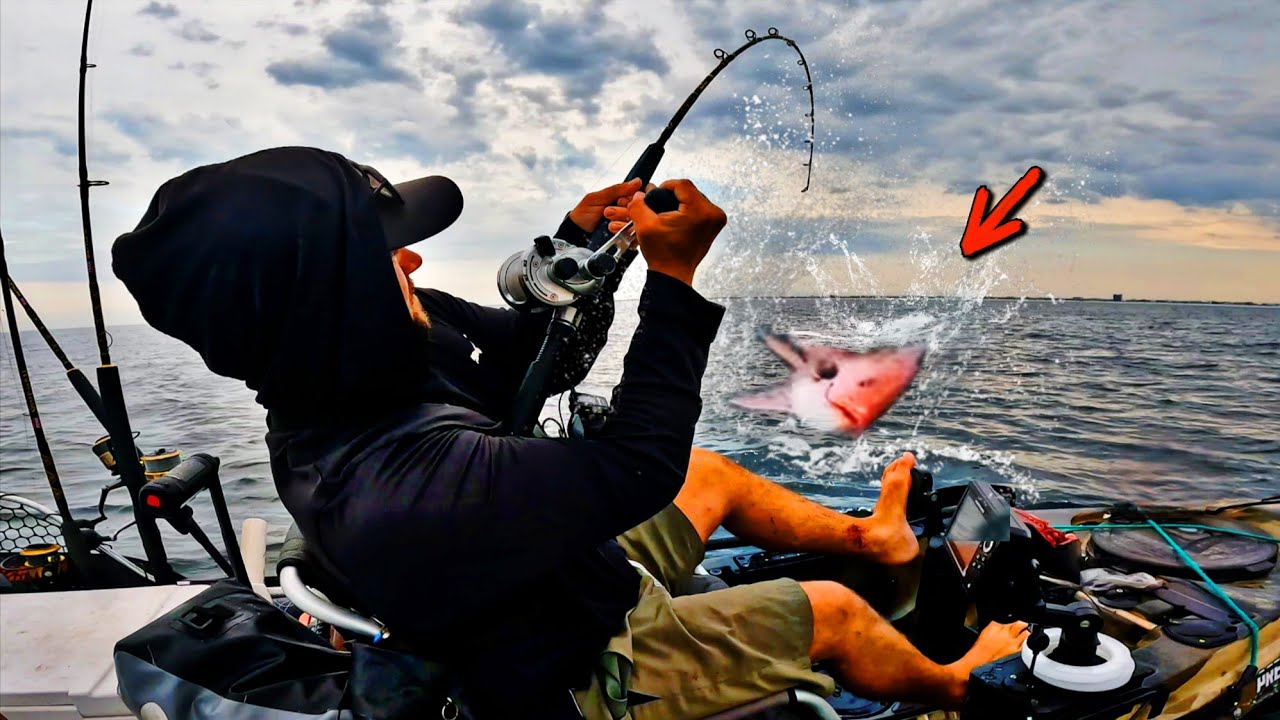 SOLO Offshore Kayak Fishing Miles From Land! *Navarre Beach Florida*