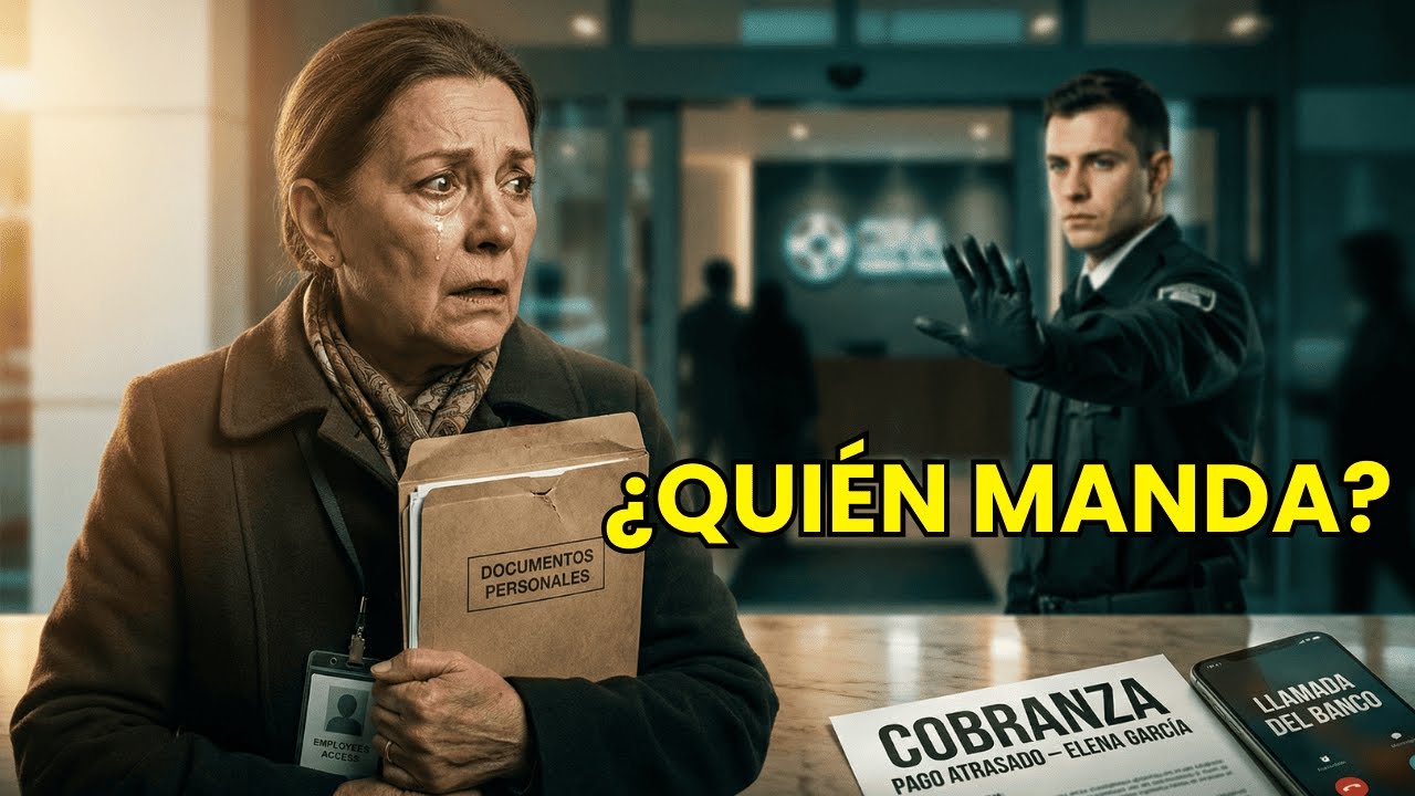 Mi hijo me humilló frente al guardia:“Aquí no mandas” pero el BANCO preguntó por la accionista mayor