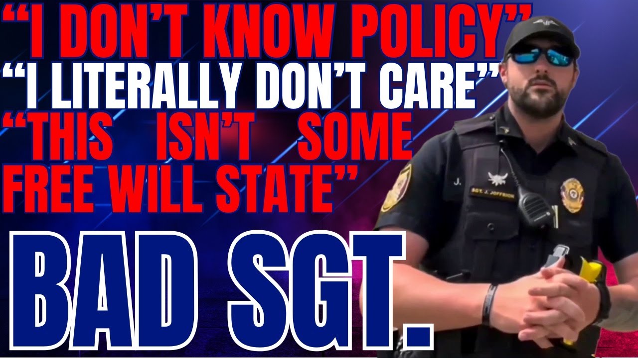 Bad Sgt. abuses authority & violates rights