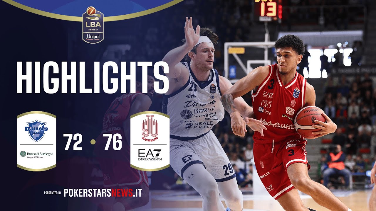 Banco di Sardegna Sassari- Emporio Armani Milano | PokerstarsNews Highlights SerieA Unipol 2025/2026