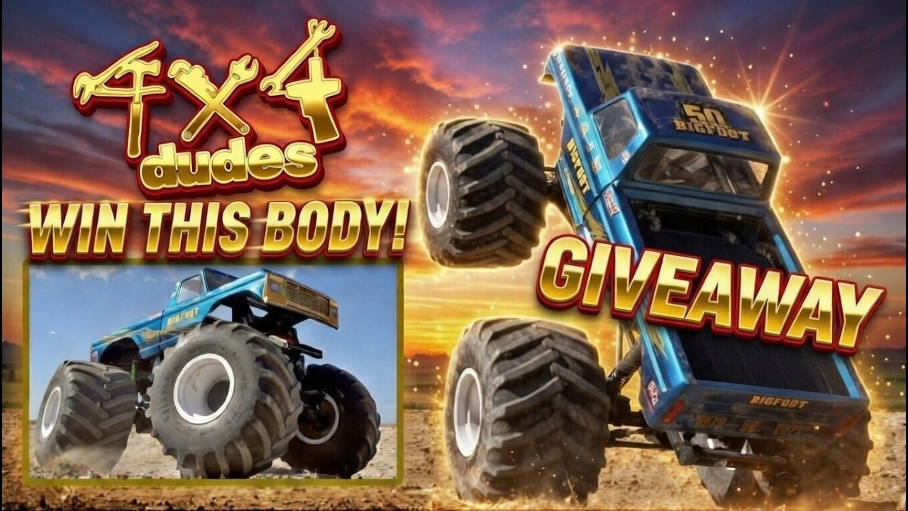WIN THIS BODY! The lightning bolt BIGFOOT 50th anniversary!