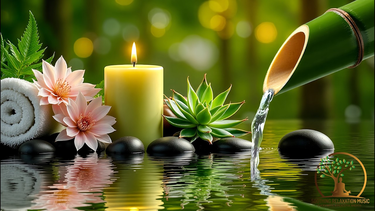 Beautiful Relaxing Music 🌿 Soothing Water Sounds, Healing Music for Insomnia Relief,Deep Sleep Music