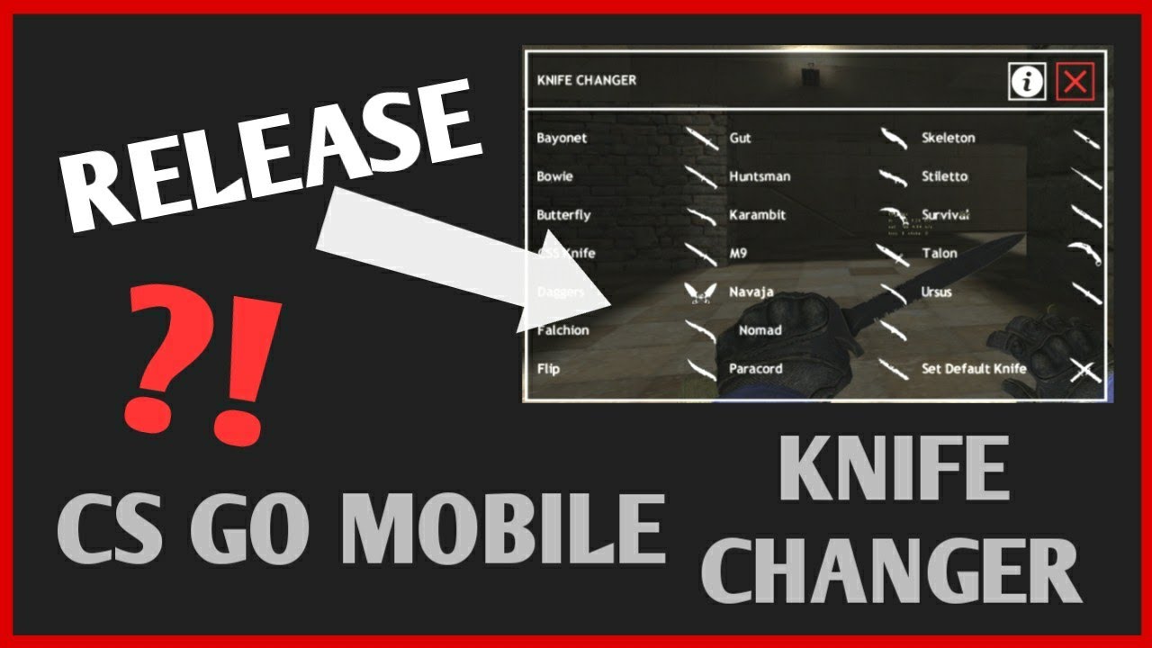 CS 1.6 Android Knife Menu | CS1.6 Client/Csmoe