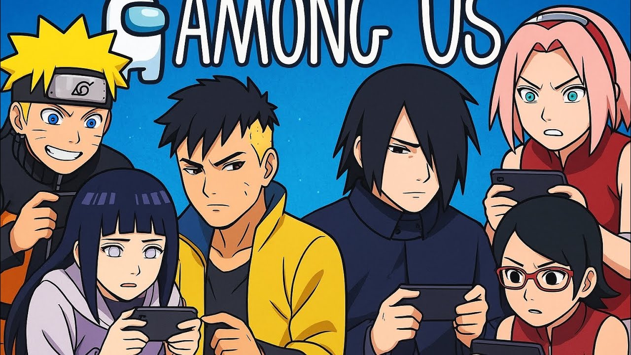 F**KIN UCHIHA'S! | Kawaki and Family Plays Among Us