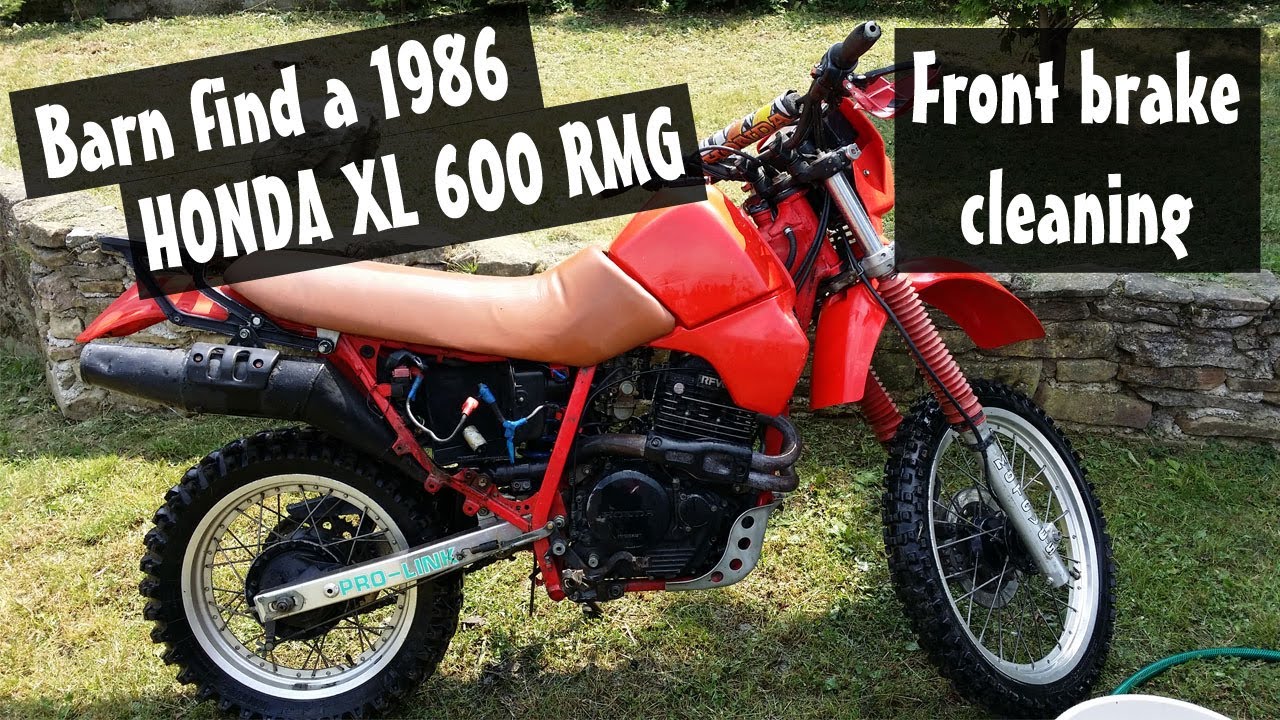 Honda XL600 RMG restoration series - Cleaning front brake caliper