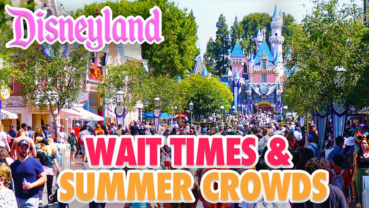 Disneyland Wait Times - Summer 2023 Weekday Morning [4K POV]