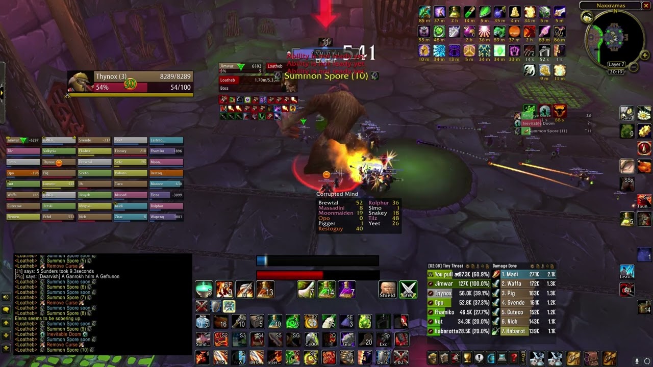 Loatheb HC, Parry Haste Enjoyers
