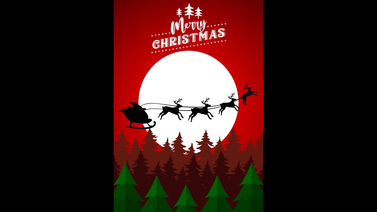 Christmas Poster in Photoshop #shortsyoutube #adobephotoshop