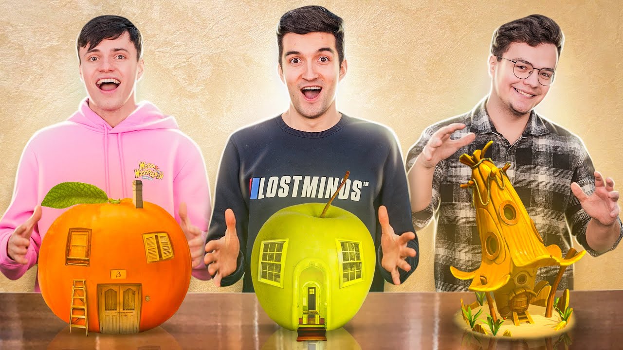 CINE CONSTRUIESTE MAI BINE O CASA DIN FRUCTE CHALLENGE ?!!