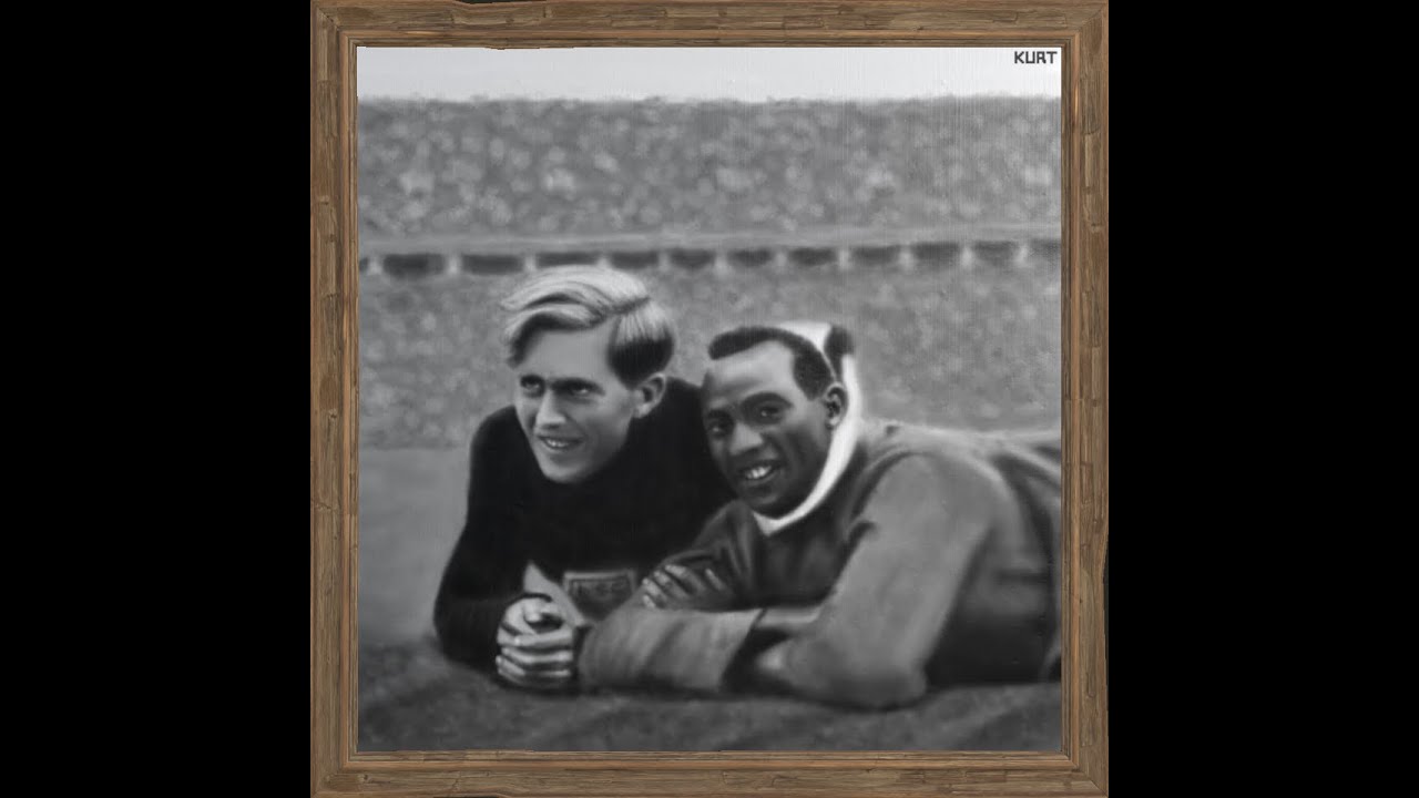Luz Long & Jesse Owens (Rust Art Timelapse)