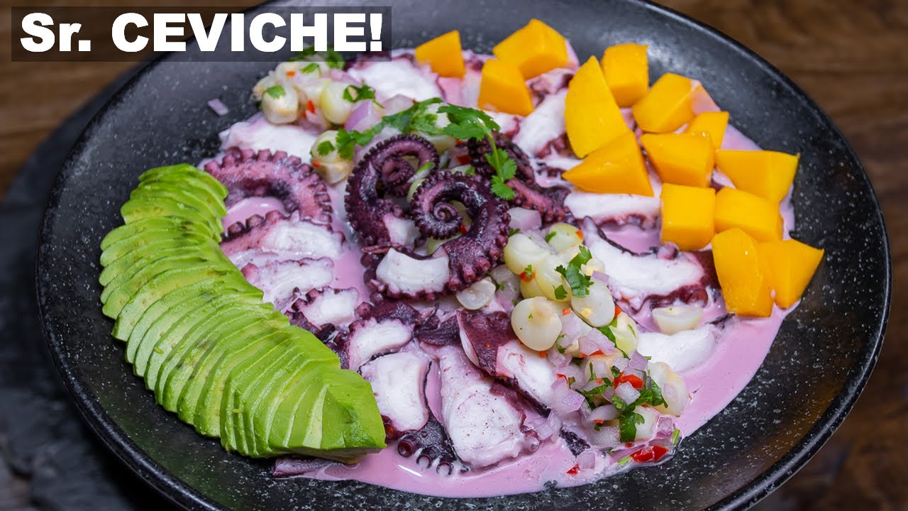 El Sr. CEVICHE! Esta Es La Mejor Combinación Que Hice Con Pulpo Mango y Palta  |Abelca