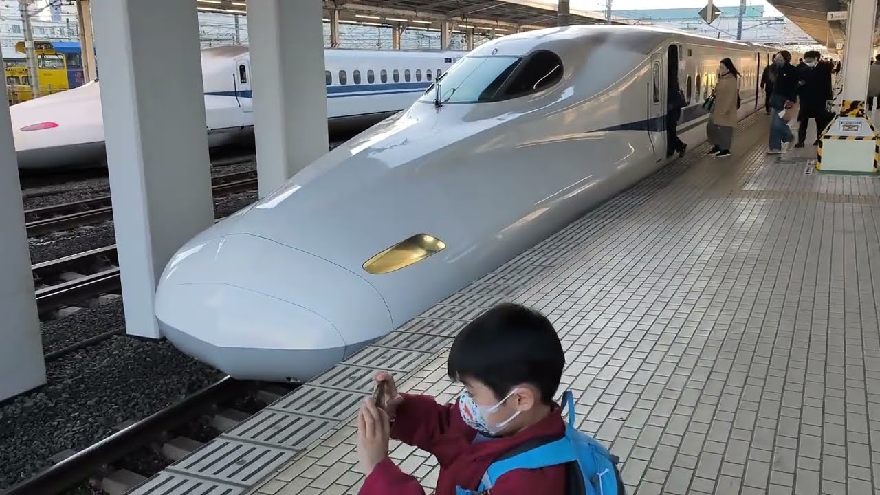 【#三河行脚】豊橋駅 #ひかり631 発車するからw（*/∇＼*） 20260109