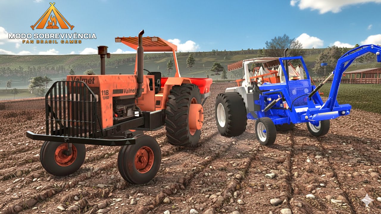 Iniciando do zero no modo sobrevivência #13 | Pneu careca é um problema | Farming simulator 25