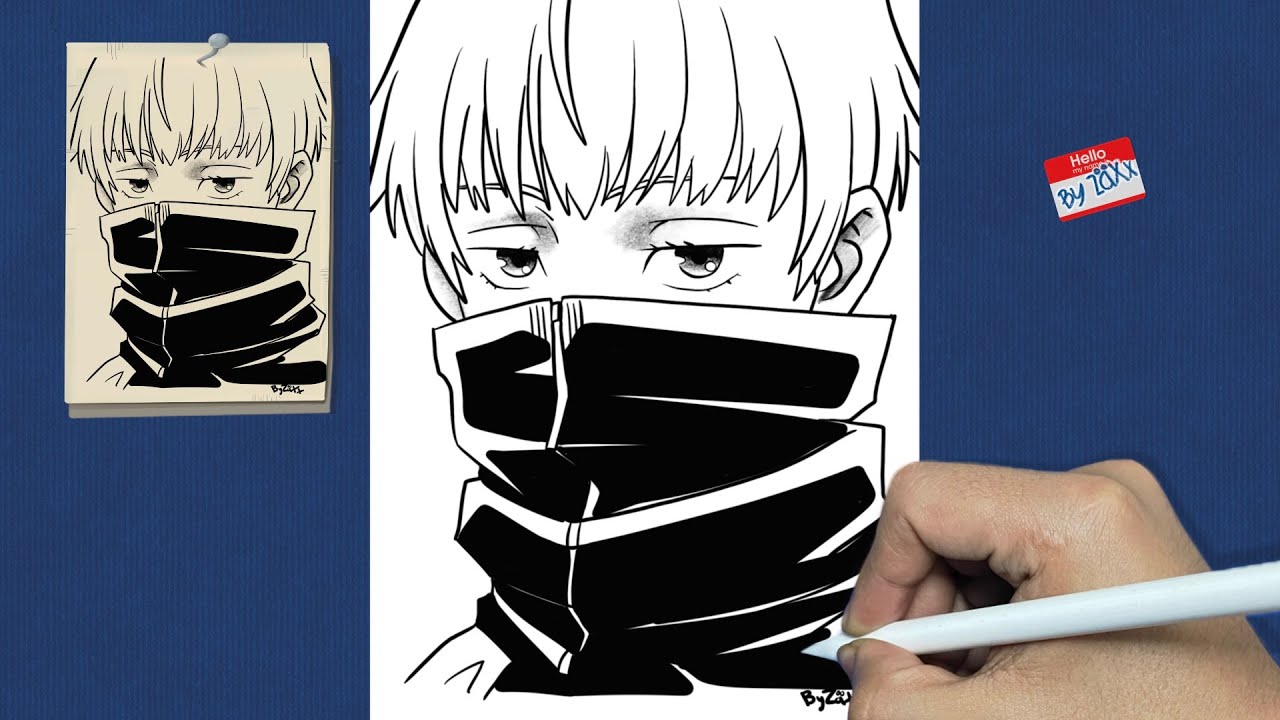 LINEART #48 CÓMO DIBUJAR ATOGE INUMAKI 狗巻棘 