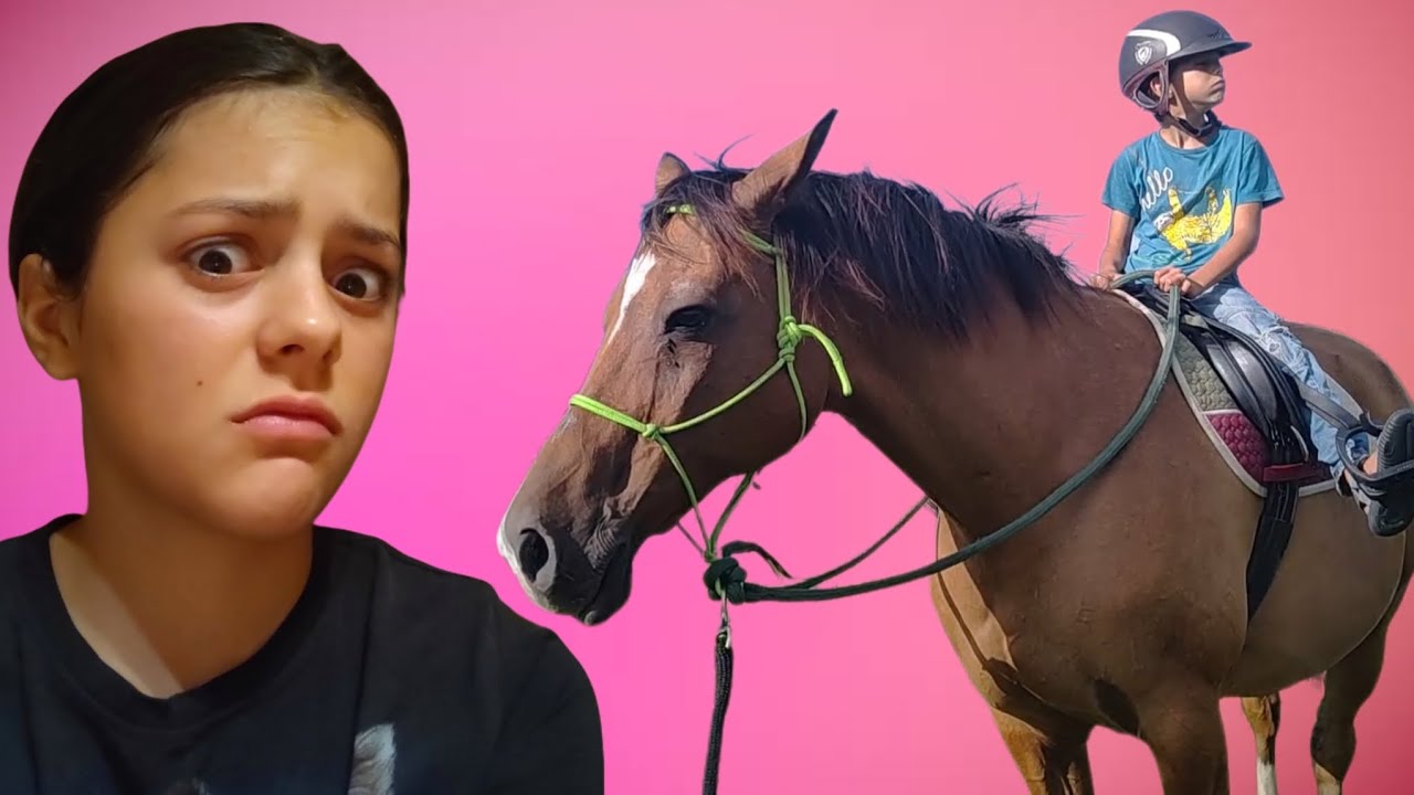 MÓJ BRAT JEŹDZI KONNO 🙈