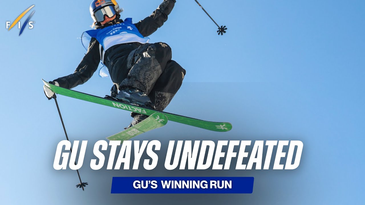 Ailing Eileen Gu wins her 15th World Cup | FIS Freestyle Skiing