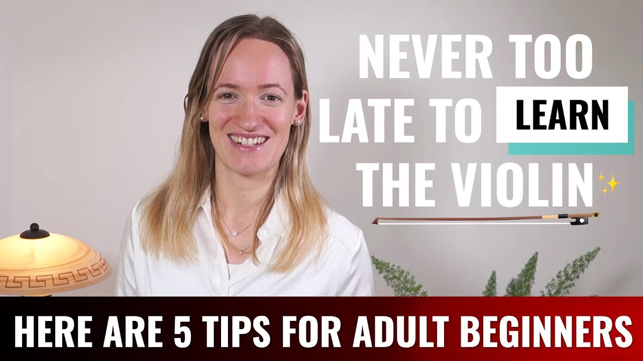 It's Never Too Late to Pick Up the Violin—Here are 5 Tips for Adult Beginners