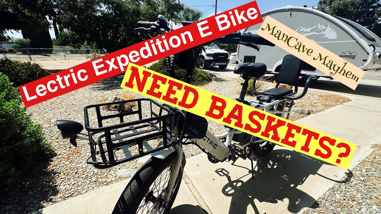 Electric Cargo E Bike Rack/ Basket kit unboxing and installation