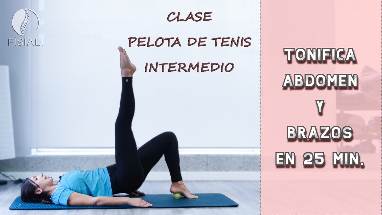 Pilates con Alicia - Clase Suelo Pelota de Tenis Nivel Intermedio